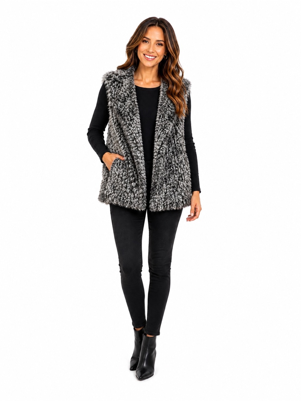 Nanette‎ Nanette Lepore Faux Fur Vest